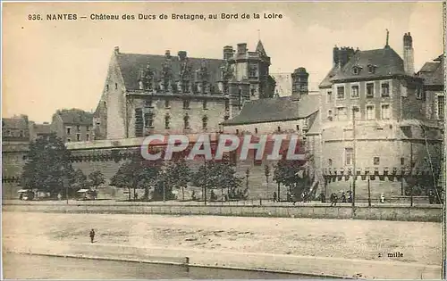 Ansichtskarte AK Nantes Chateau des Duces e Bretagne