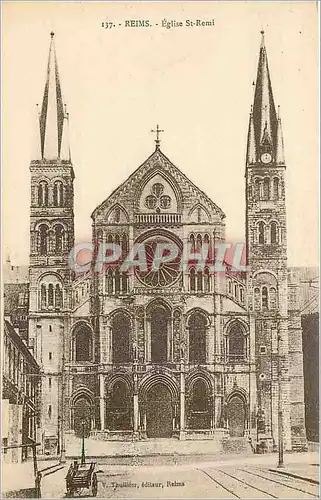 Cartes postales Reims Eglise St Remi