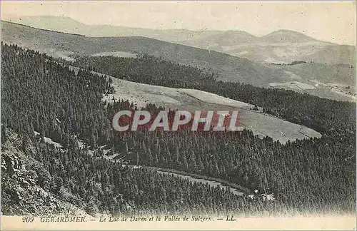 Ansichtskarte AK Gerardmer le lac de daren et a vallee de Sulzern