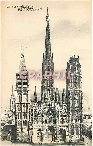 Cartes postales Cathedrale de rouen