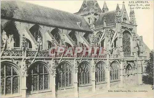 Cartes postales les Andelys Eglise notre Damecote Sud Xve siecle