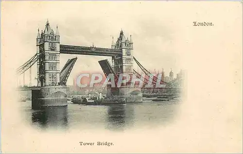 Cartes postales London Tower Bridge Bateau