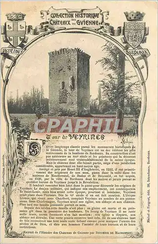 Cartes postales Ch�teau Veyrires