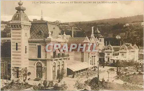 Ansichtskarte AK Besancon Casino et Bains salins de la Mouillere