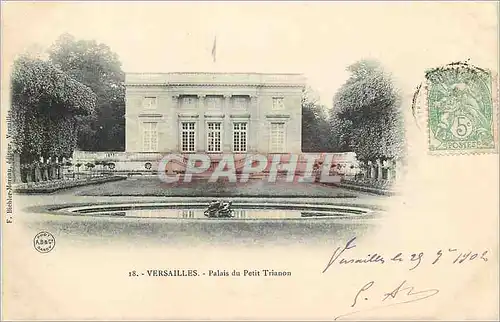 Cartes postales Versailles palais du Petit trianon