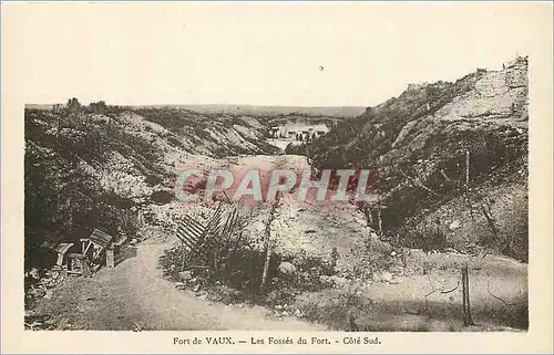 Ansichtskarte AK Fort de vaux Les osses du fort Cote Sud