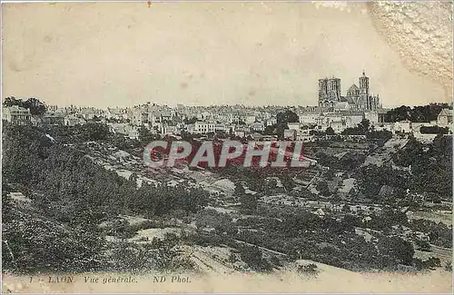 Cartes postales Laon Vue generale