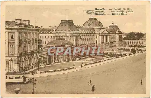 Cartes postales Bruxelles palais du Roi