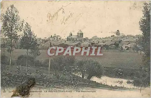 Cartes postales La Neuville au pont vue panoramique
