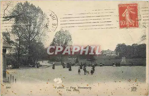 Cartes postales Parc montsouris Une llee