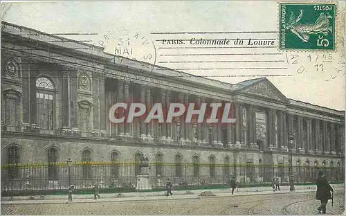 Cartes postales paris Colonnade du louvre