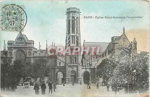 Cartes postales Paris Eglise Saint germain l'Auxerrois