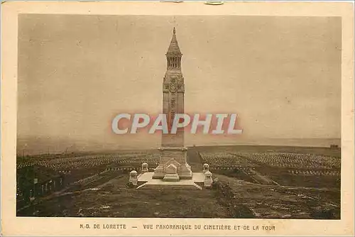 Ansichtskarte AK MD de Lorette vue panoramique du cimetiere et de la tour