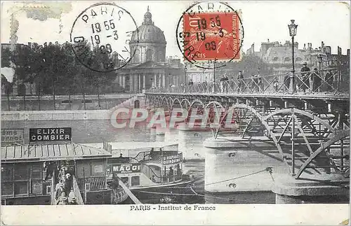 Cartes postales Paris Institut de France Maggi Elixir Combier