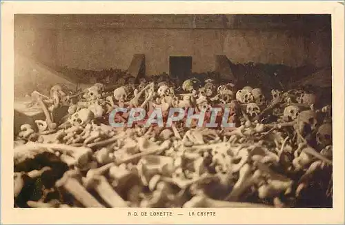 Cartes postales ND de Lorette la crypte