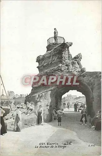 Cartes postales Biarritz le rocher de la Vierge