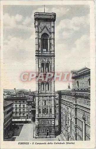 Ansichtskarte AK Firenze Il Campanile della cattedrale Glotto