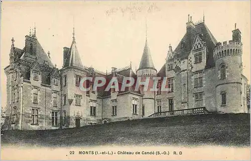 Cartes postales Monts Iet L chateau de cande S O