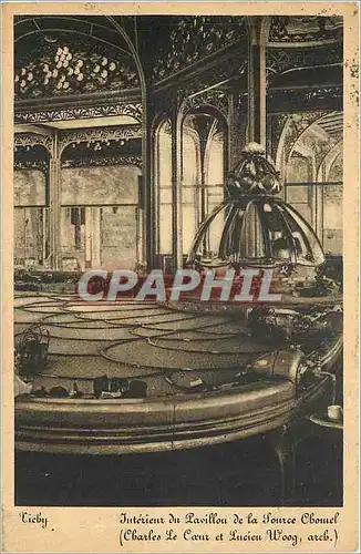 Cartes postales Vichy Interieur de pavillon de la Source Chomel