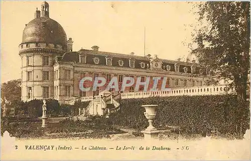 Cartes postales Valencay Indre le Chateau Le jard de la duchesse