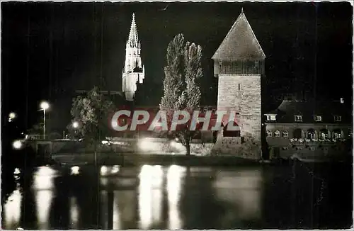 Cartes postales moderne Konstanz am Bodensee Rheinpartie mit Munster und Rheintortum