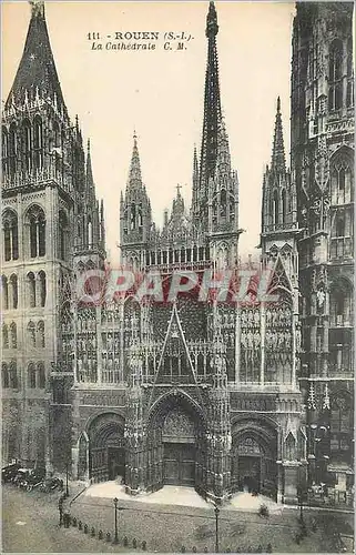 Cartes postales Rouen La cathedrale