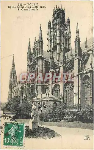 Cartes postales Rouen Eglise Saint Ouen cote sud