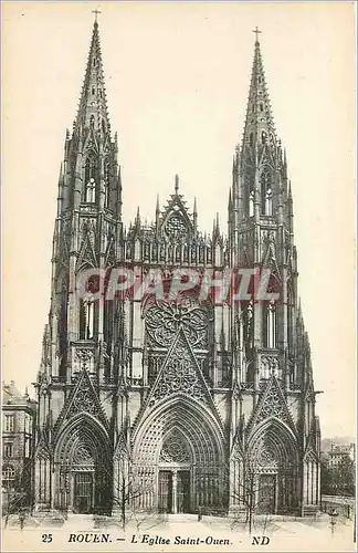 Cartes postales Rouen L'Eglise Saint Ouen