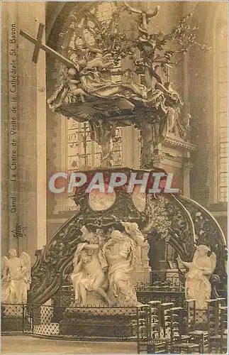 Cartes postales Gand la Chaire de verite de la cathedrale St bavon