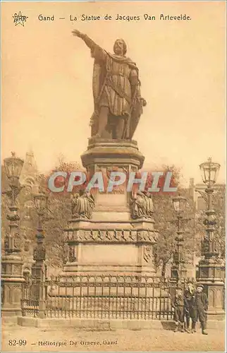 Cartes postales Gand La Statue de Jacques V Artevelde