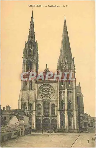 Cartes postales Chartres la Cathedrale