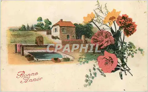 Cartes postales V�ux Fleurs