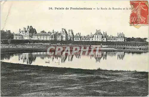 Ansichtskarte AK Foret de Fontainebleau Le Bassin du Romulus et le Parc