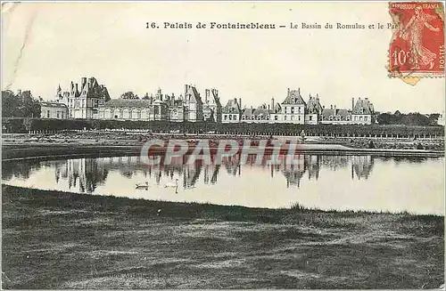 Cartes postales Foret de Fontainebleau Le Bassin du Romulus et le Parc