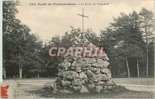 Cartes postales Foret de Fonainebleau la croix de Franchard
