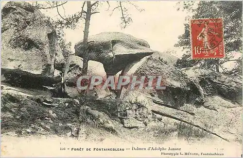 Ansichtskarte AK Fontainebleau Dolmen d'Adolphe Joanne