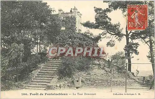 Cartes postales Foret de Fontainebleau La tour Denecourt