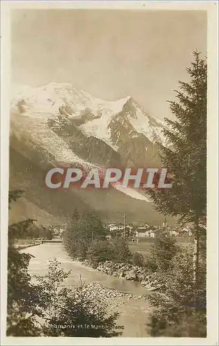 Cartes postales Chamonix et le mont blanc