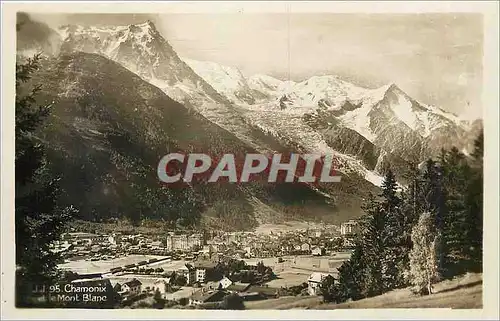 Cartes postales Chamonix et le mont blanc