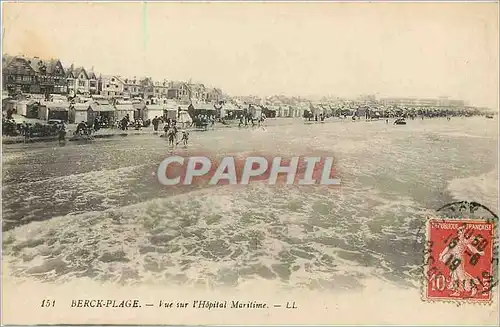 Cartes postales Berck Plage Vue sur l'hopitel Maritime