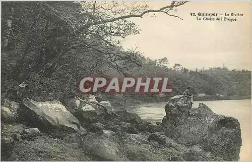 Cartes postales Quimper La riviere la chaise de l'Eveque