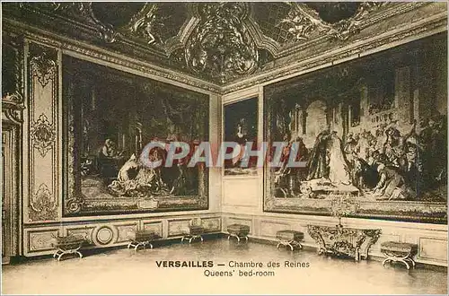 Cartes postales Versailles Chambres des Reines