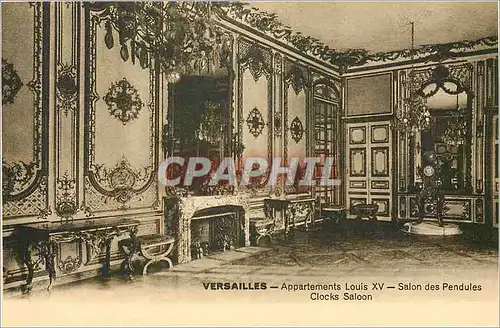 Ansichtskarte AK versailles Apprtements Louis XV Salon des pendules