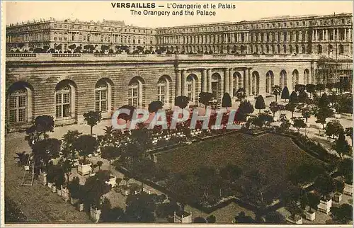 Cartes postales Versailles L'Orangerie et le palais