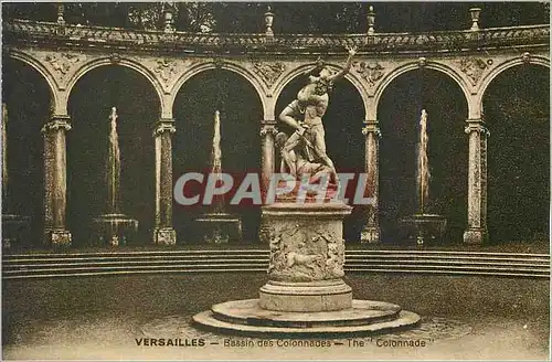 Cartes postales Versailles bassin ddes colonnades