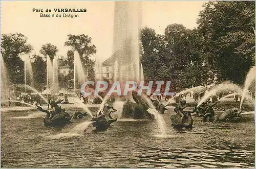 Ansichtskarte AK Parc de Versailles Bassin du Dragon