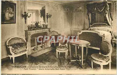 Cartes postales Versailles Chambre de Marie Antoinette au petit rianon