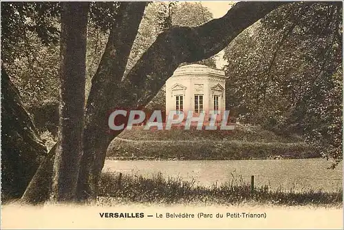 Cartes postales Versailles le belvedere parc du petit trianon