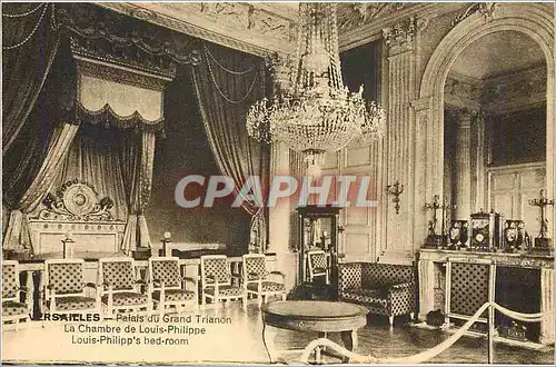 Ansichtskarte AK Versailles Palais du Grand trianon la Chambre de Louis Philippe