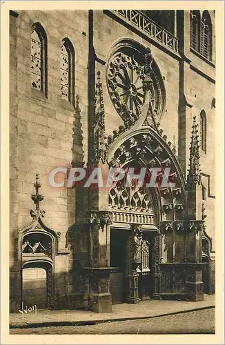 Ansichtskarte AK Riom Puy de Dome Eglise Notre Dame du Marthuret le portrait